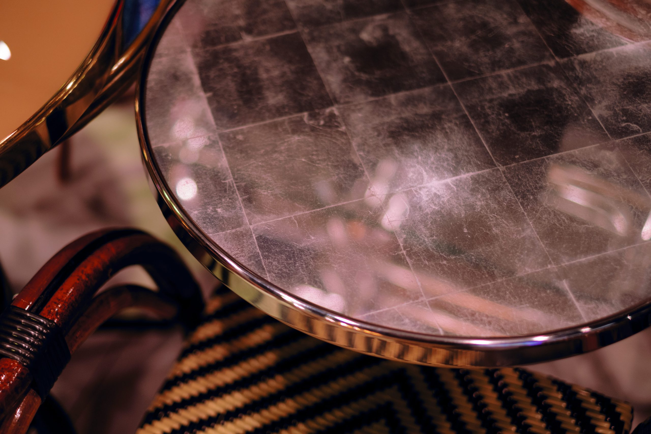 Table Feuilles de Cuivre Table Feuilles de Cuivre